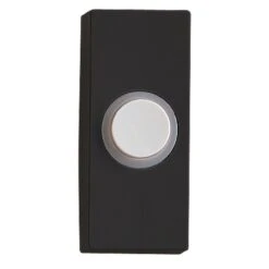 Black Wired Illuminated Push Button