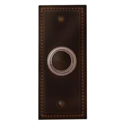 Wired Illuminated Recessed Push Doorbell Button
