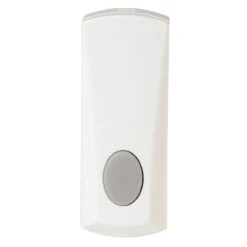 White Wireless Push Doorbell Button