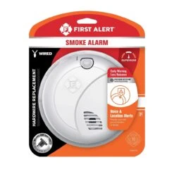 1046719 Interconnect Hardwire Smoke Alarm With Battery Backup & Voice 9 1046719 Interconnect Hardwire Smoke Alarm With Battery Backup & Voice -Brand Store SM100V AC c2 6