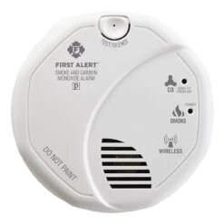 ZCOMBO Wireless Smoke & Carbon Monoxide Alarm Works With ZWAVE & Ring