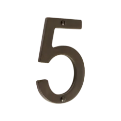 Banham Door Numeral 5 Dark Bronze