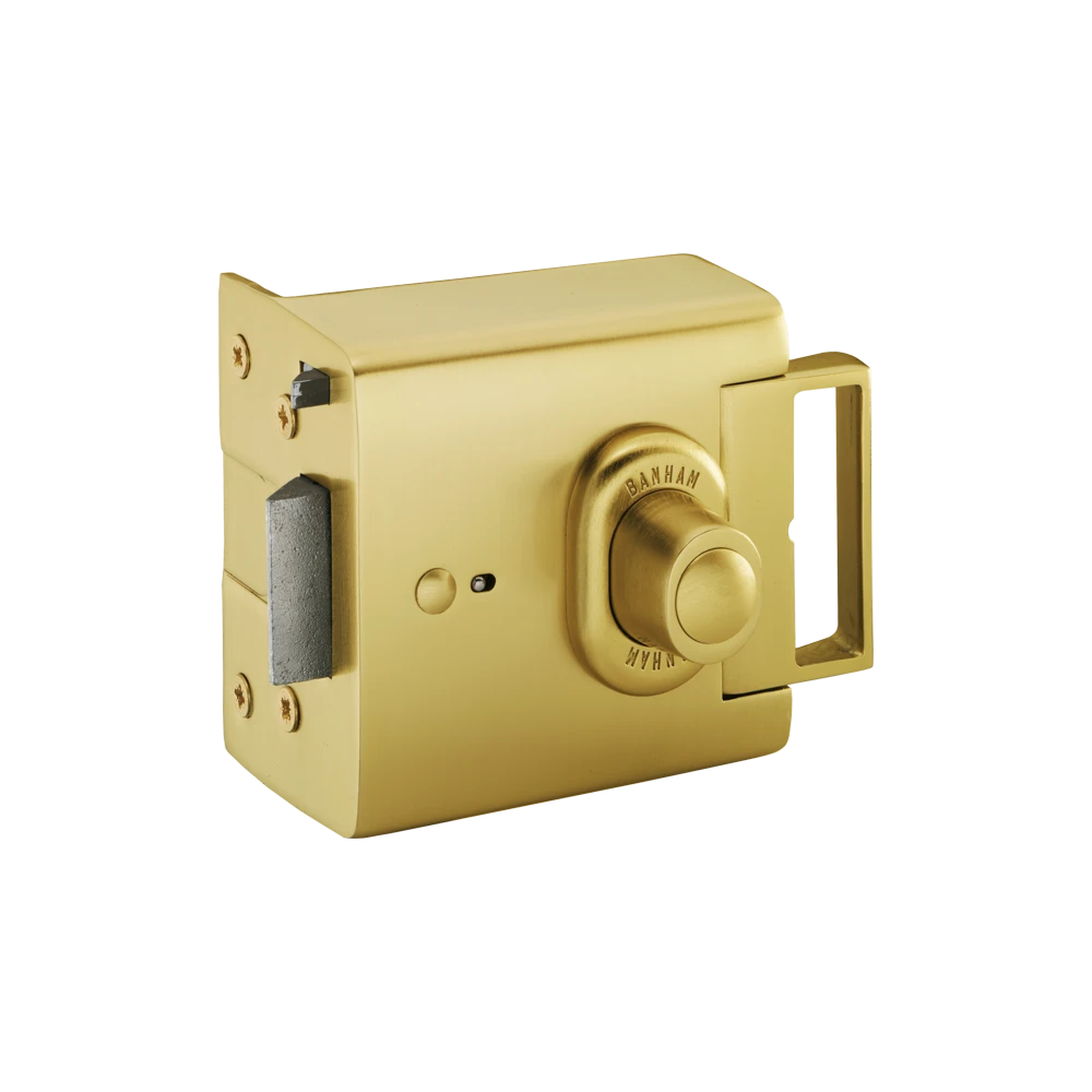 Banham EL4000 + M2003 Lock Kit Satin Brass 2 Banham EL4000 + M2003 Lock Kit Satin Brass - Image 2
