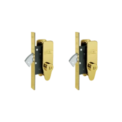 Banham M2002 Deadlock Kit Polished Brass