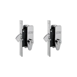 Banham M2002 Deadlock Kit Polished Chrome