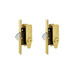 Banham M2002 Deadlock Kit Satin Brass