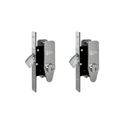 Banham M2002 Deadlock Kit Satin Chrome