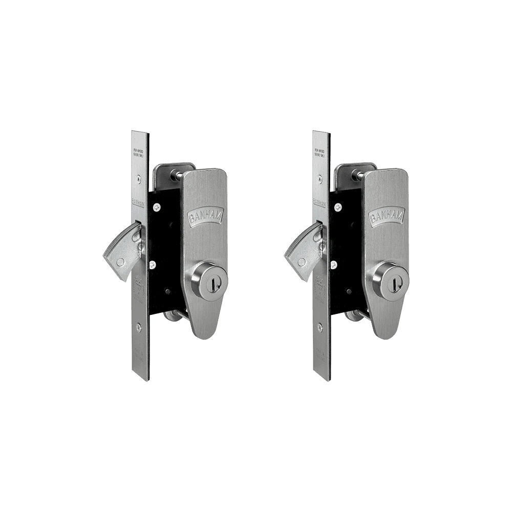 Banham M2002 Deadlock Kit Satin Chrome 1 Banham M2002 Deadlock Kit Satin Chrome