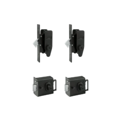 Banham L2000 (x2) + M2002 (x2) Lock Kit Black