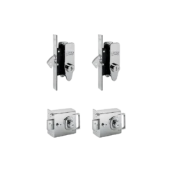Banham L2000 (x2) + M2002 (x2) Lock Kit Polished Chrome