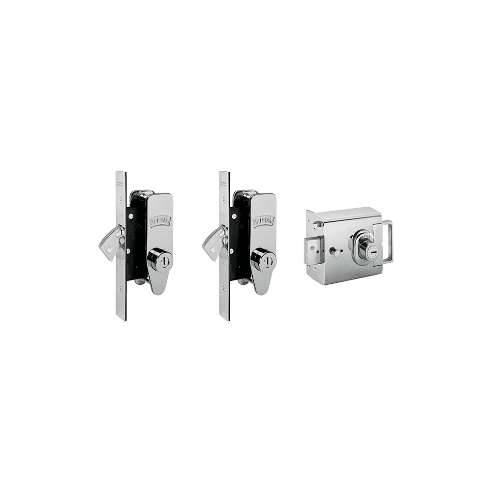 Banham L2000 And M2002 (x2) Lock Kit Polished Chrome 1 Banham L2000 And M2002 (x2) Lock Kit Polished Chrome