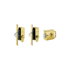Banham L2000 + M2002 + M2003 Lock Kit Polished Brass