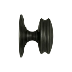 Bloomsbury Classic Reeded Door Knob Dark Bronze -Brand Store banham bloomsbury reeded door knob dark bronze side