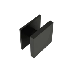 Soho Square Door Knob Black -Brand Store banham soho square door knob black persp