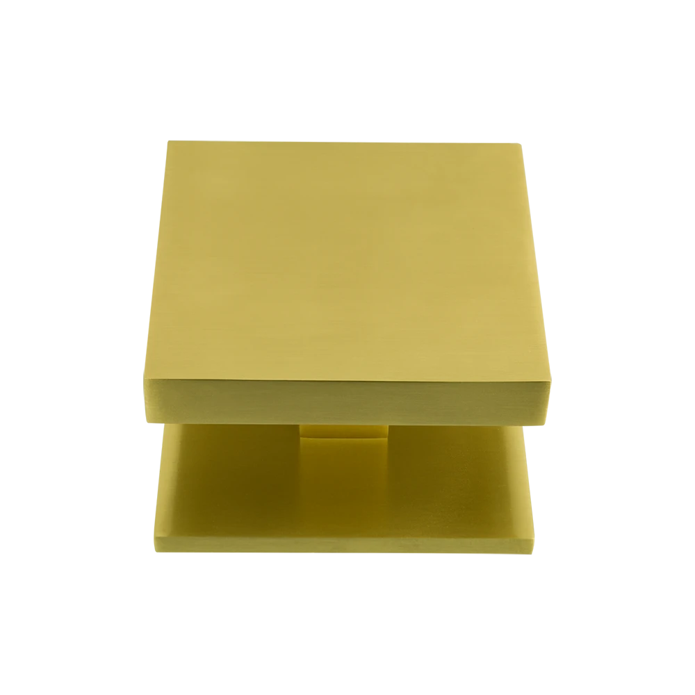 Soho Square Door Knob Satin Brass 1 Soho Square Door Knob Satin Brass