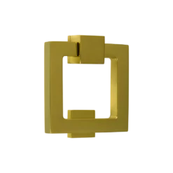 Soho Square Door Knocker Polished Brass