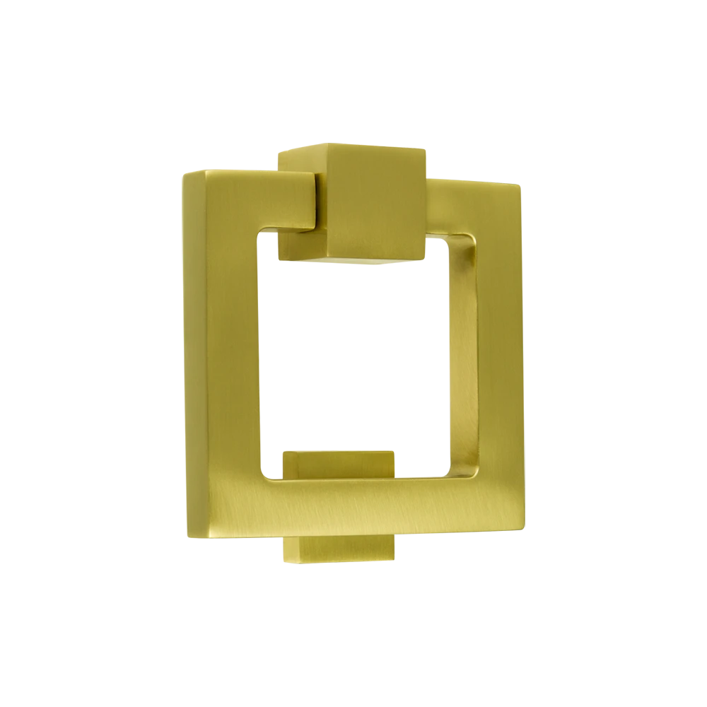 Soho Square Door Knocker Satin Brass 1 Soho Square Door Knocker Satin Brass