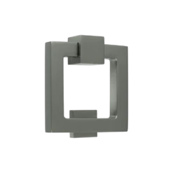 Soho Square Door Knocker Satin Chrome