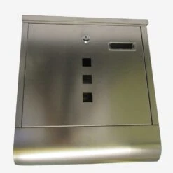Mail Post Box With Newspaper Holder - Stainless 11 Mail Post Box With Newspaper Holder - Stainless -Brand Store mb203 1
