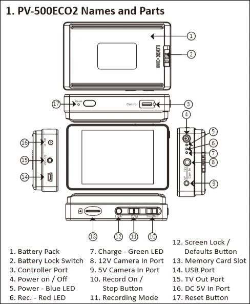 Pocket Digital Video Recorder - PV500 ECO2 - LawMate 6 Pocket Digital Video Recorder - PV500 ECO2 - LawMate - Image 6
