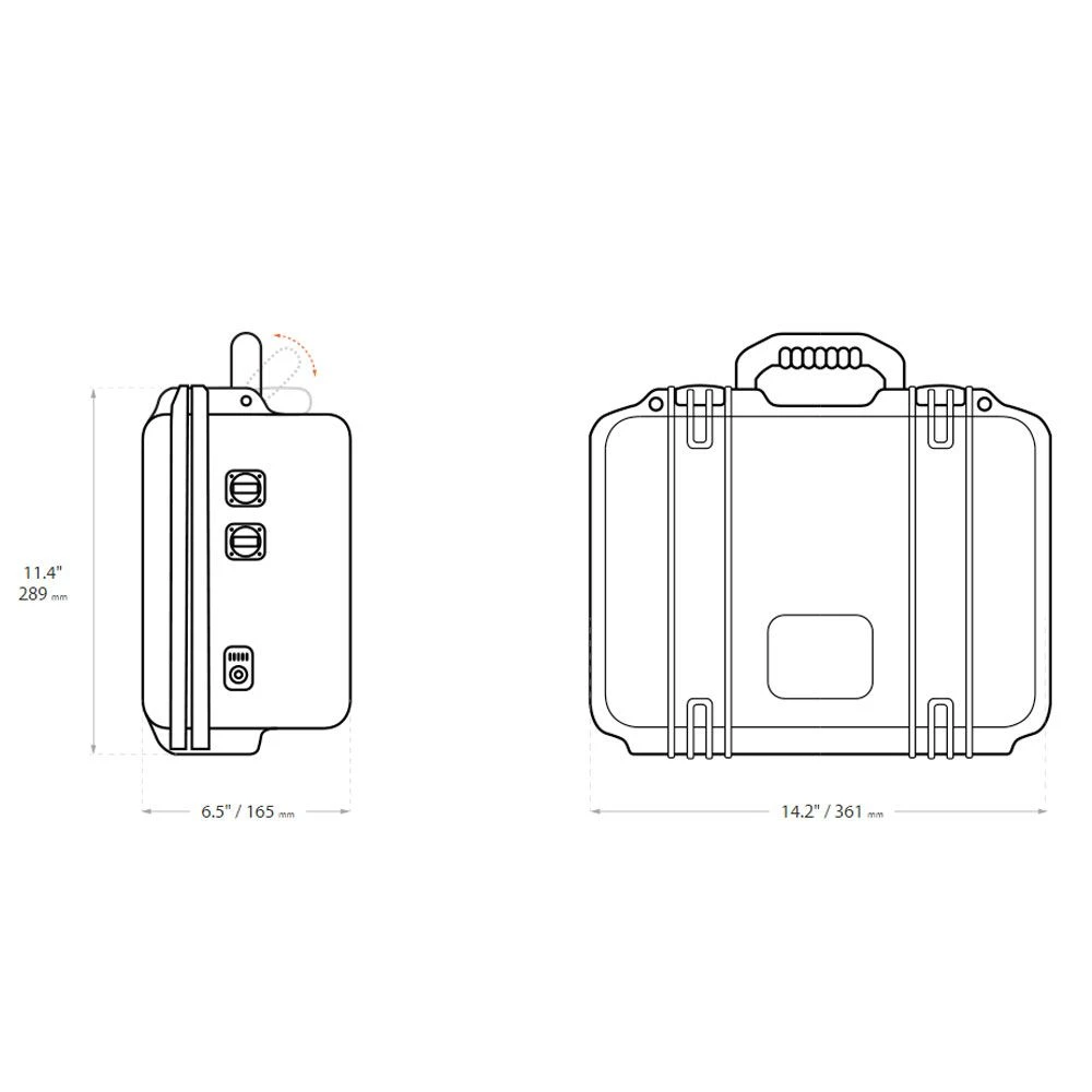 12V 80Ah - RDBATLIFE-PO-080 - Tracer Peli Case 2 12V 80Ah - RDBATLIFE-PO-080 - Tracer Peli Case - Image 2